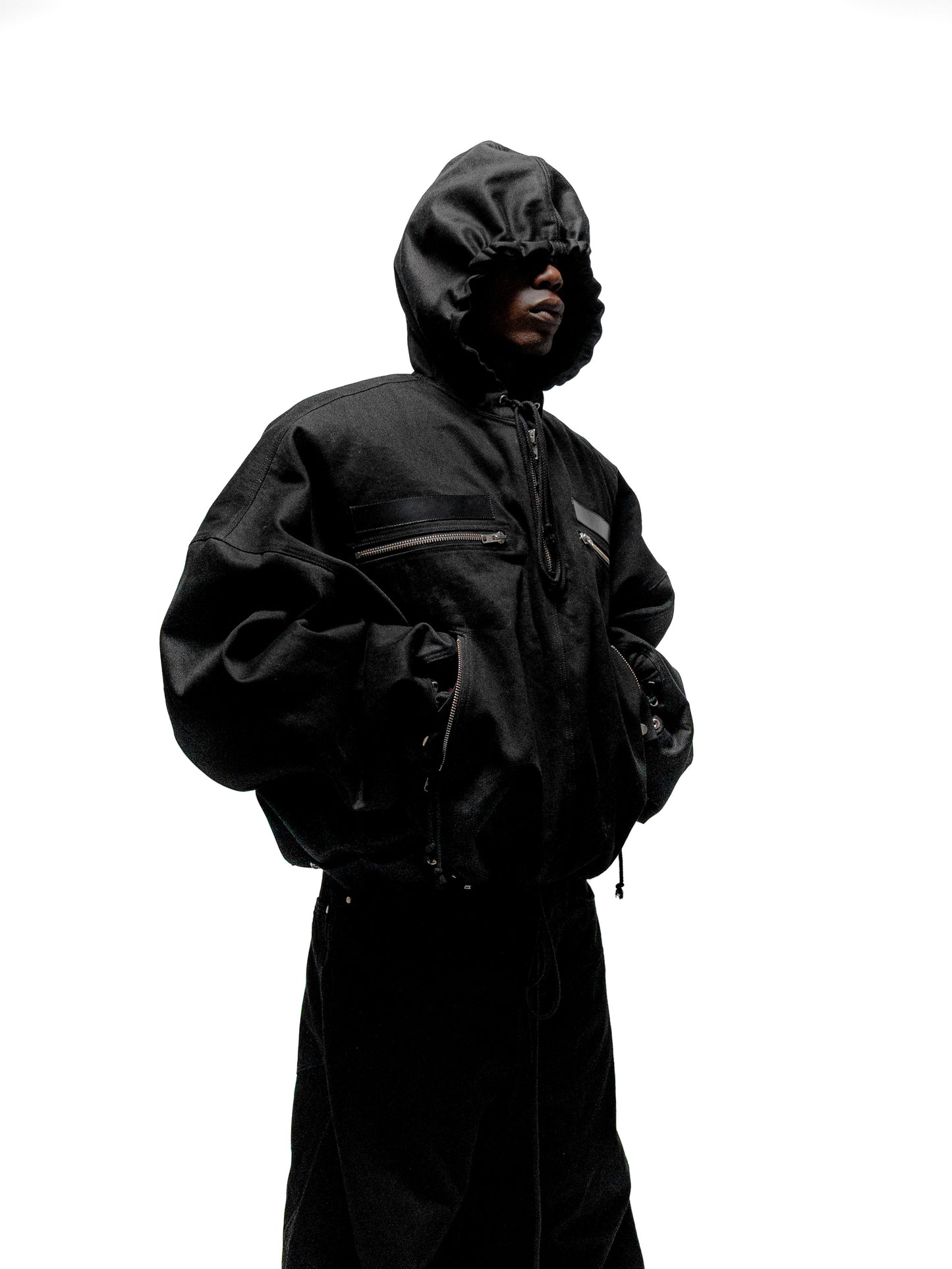 OVERSIZED ANORAK (BLACK)