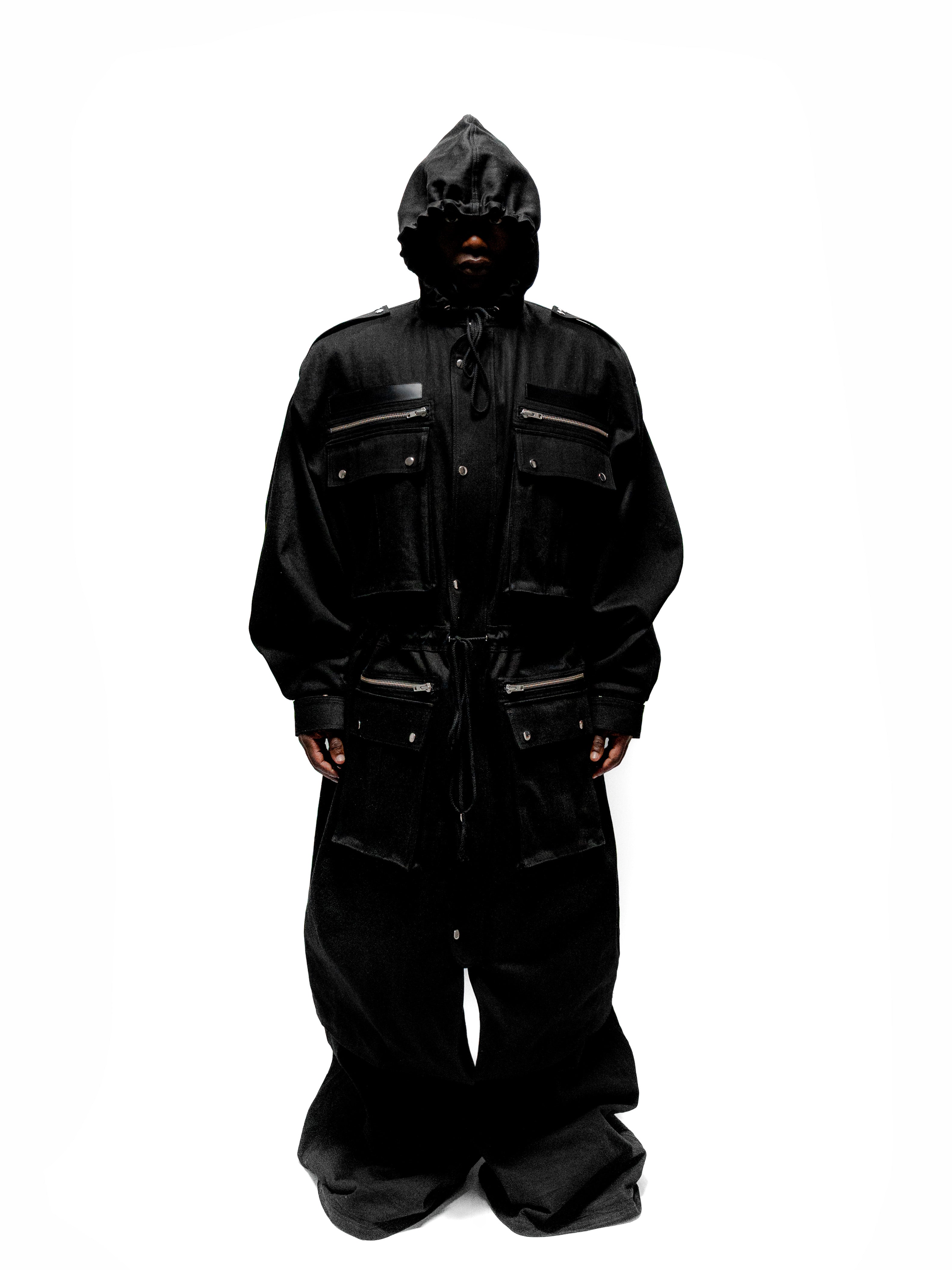 OVERSIZED PARKA (BLACK) – PRAYER OF ARTS