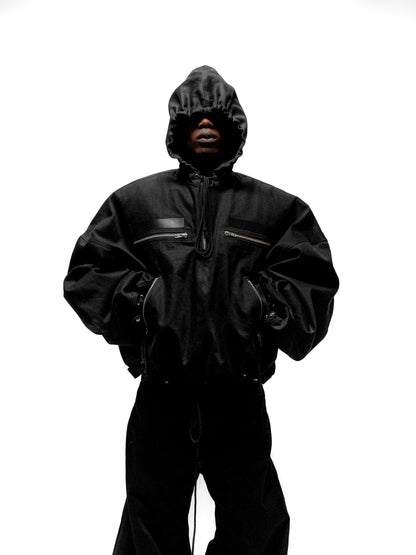 OVERSIZED ANORAK (BLACK)