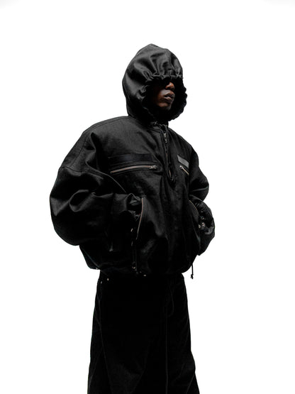 OVERSIZED ANORAK (BLACK)