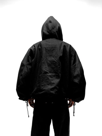 OVERSIZED ANORAK (BLACK)