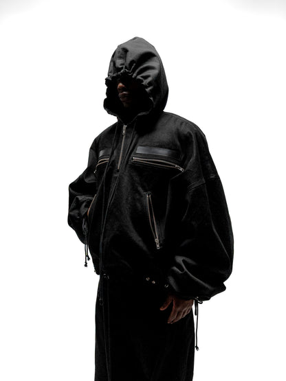 OVERSIZED ANORAK (BLACK)