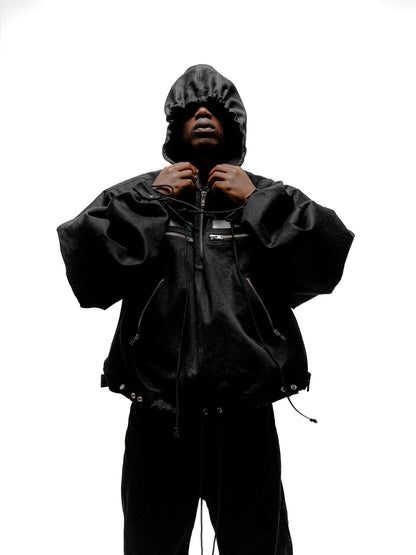 OVERSIZED ANORAK (BLACK)