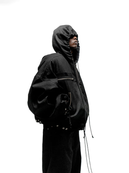OVERSIZED ANORAK (BLACK)