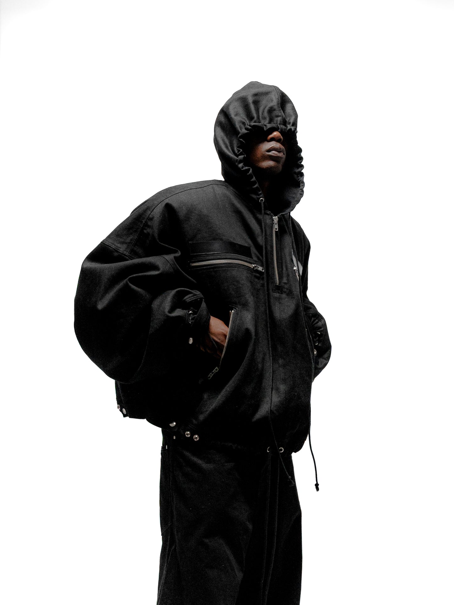 OVERSIZED ANORAK (BLACK)